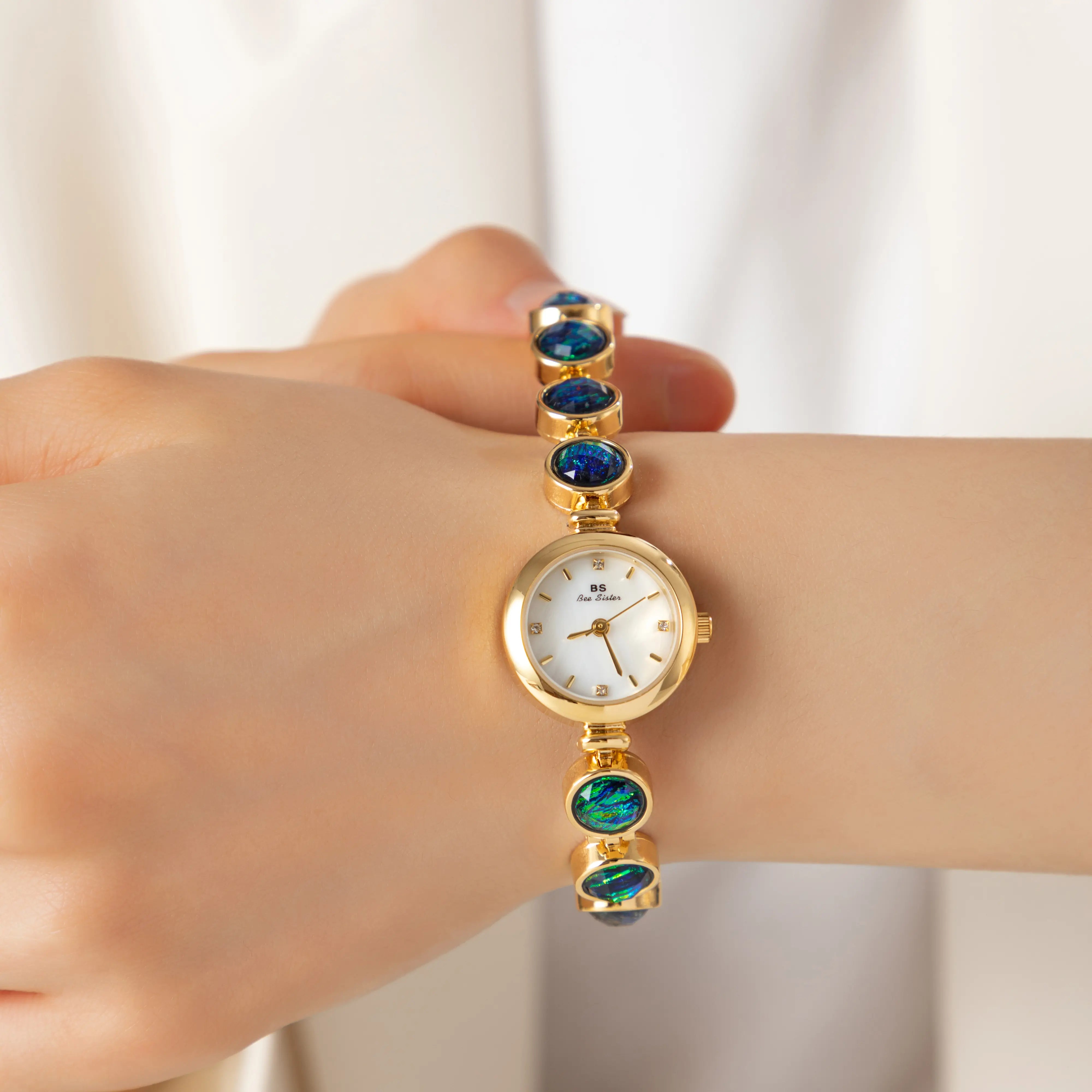 Noble® Nyx — Royal Sapphire Blue Sunburst Gradient Automatic Watch Grand Edition