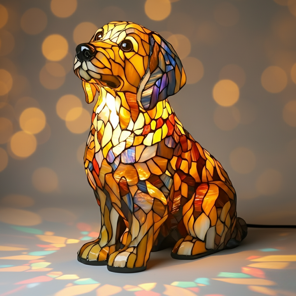 Lily the Spiritual Golden Retriever Figurine by Ellie Seattle