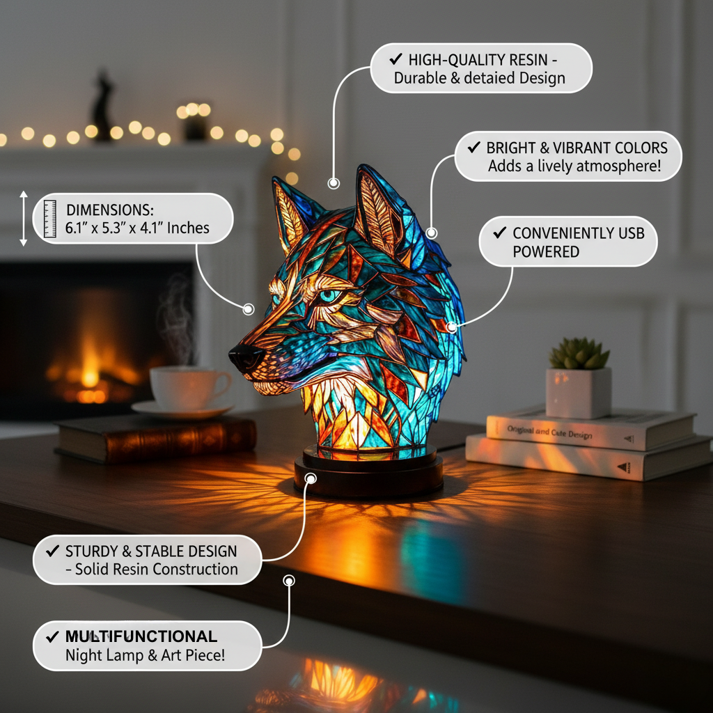 Bo Enchanting Wolf-Shaped by Ellie Seattle