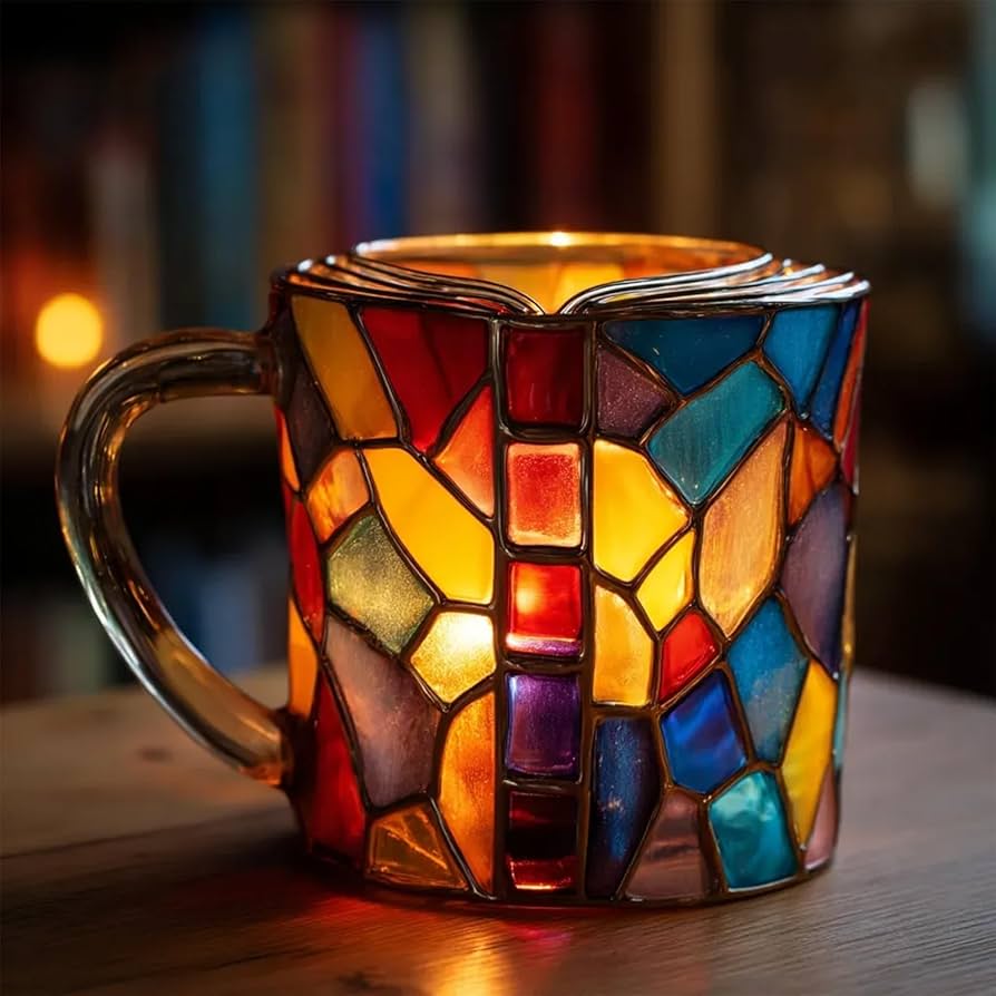 Artisan 3D Aurora Book Mug by Ellie Seattle