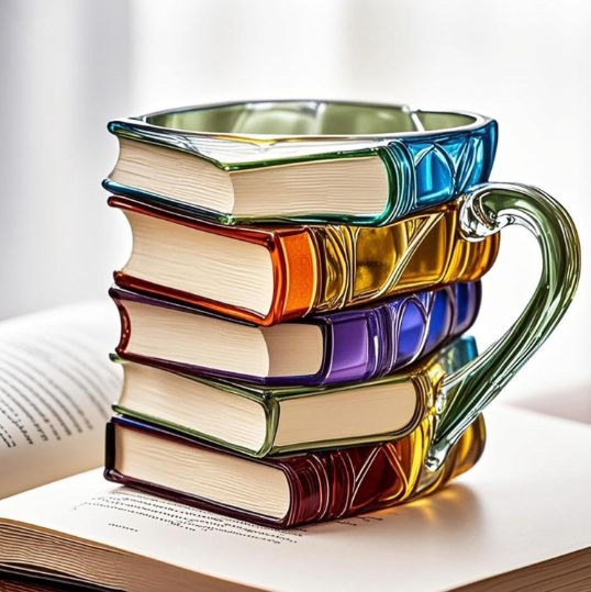 Artisan Aurora 3D Book Mug by Ellie Seattle