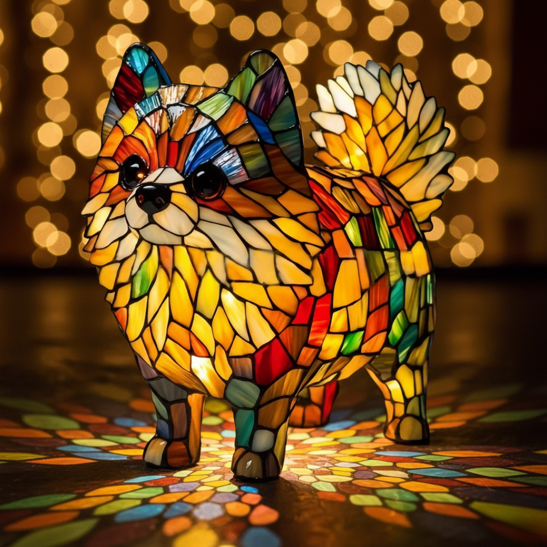 Vibrant Pomeranian by Ellie Seattle