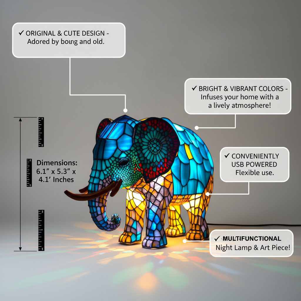 Noa Enchanting Elephant by Ellie Seattle