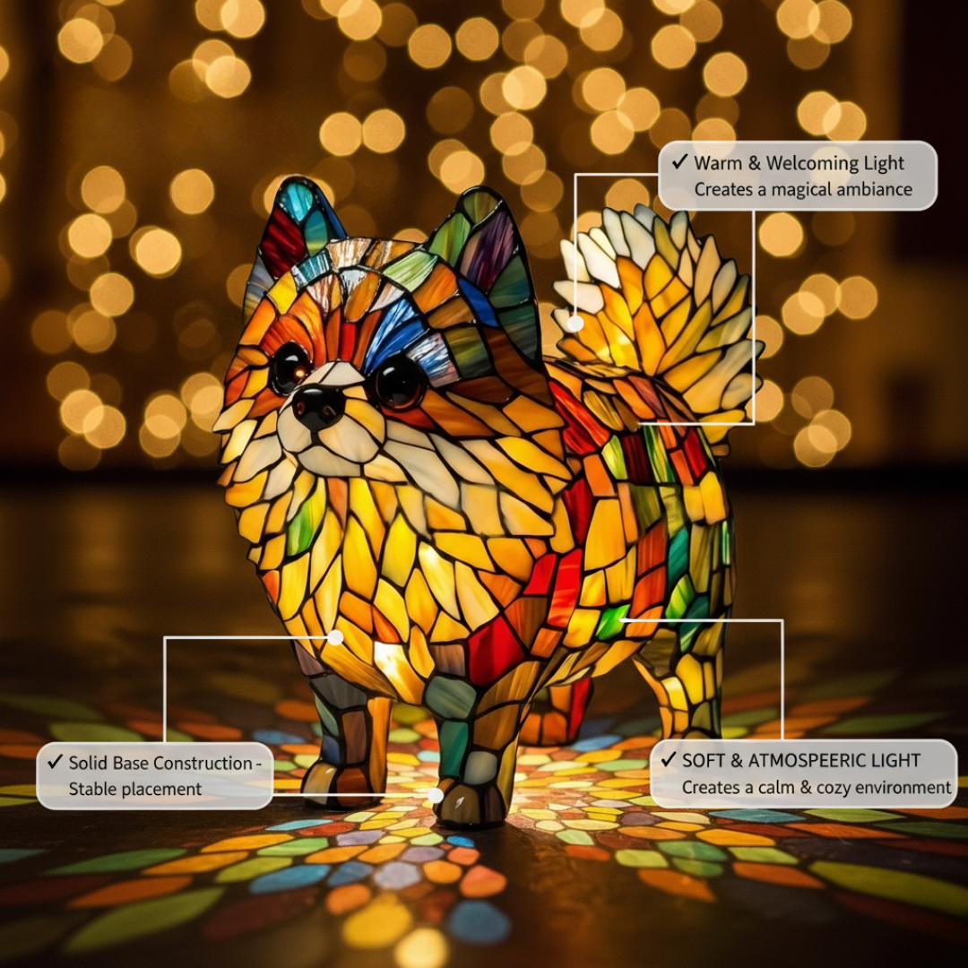Vibrant Pomeranian by Ellie Seattle