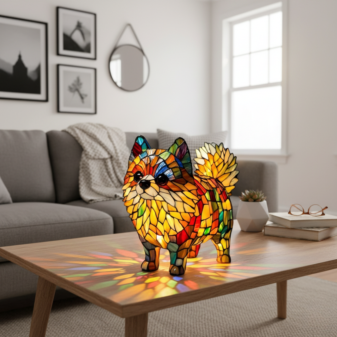 Vibrant Pomeranian by Ellie Seattle