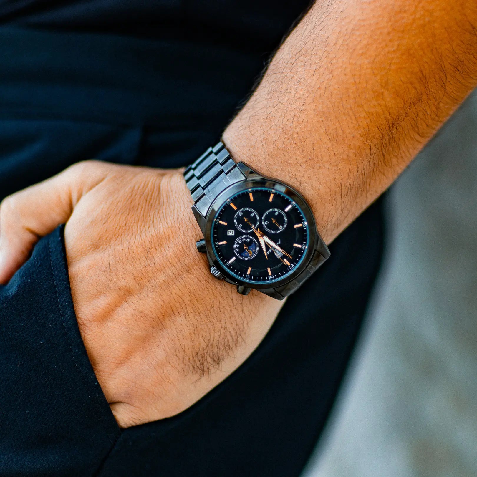 Noble® Geneva Obsidian Sovereign Imperial — Deep Sapphire Chronograph Premier Edition