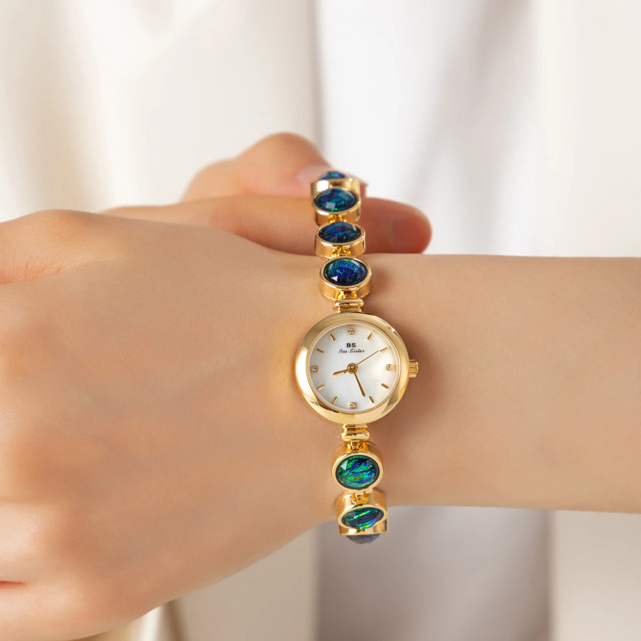 Noble® Nyx — Royal Sapphire Blue Sunburst Gradient Automatic Watch Grand Edition craftsmanship