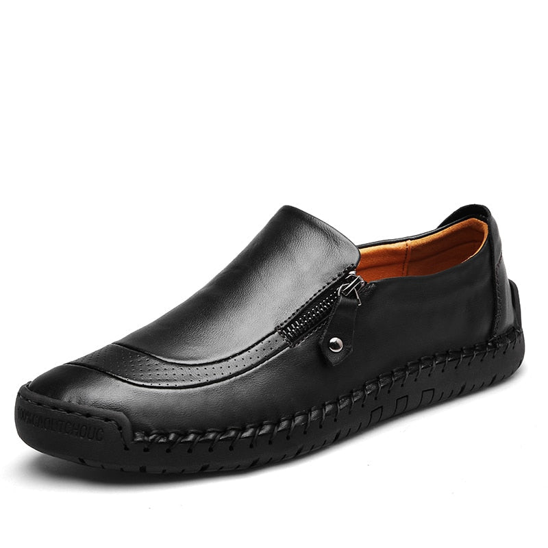 Noble Meridian Classic Leather Moccasins — Sole and heel