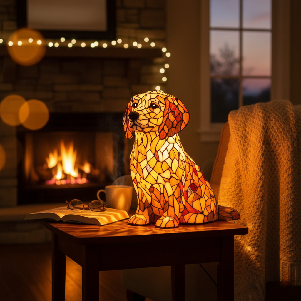 Lily the Spiritual Golden Retriever Figurine by Ellie Seattle