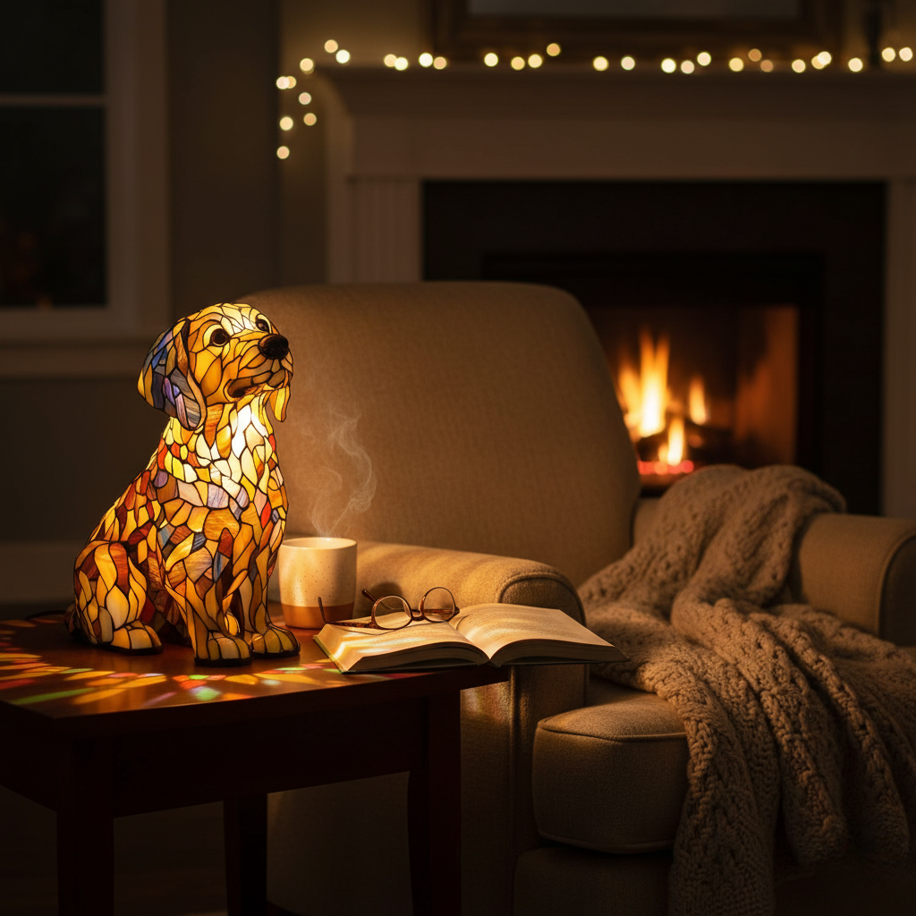 Buddy Radiant Spiritual Golden Retriever by Ellie Seattle