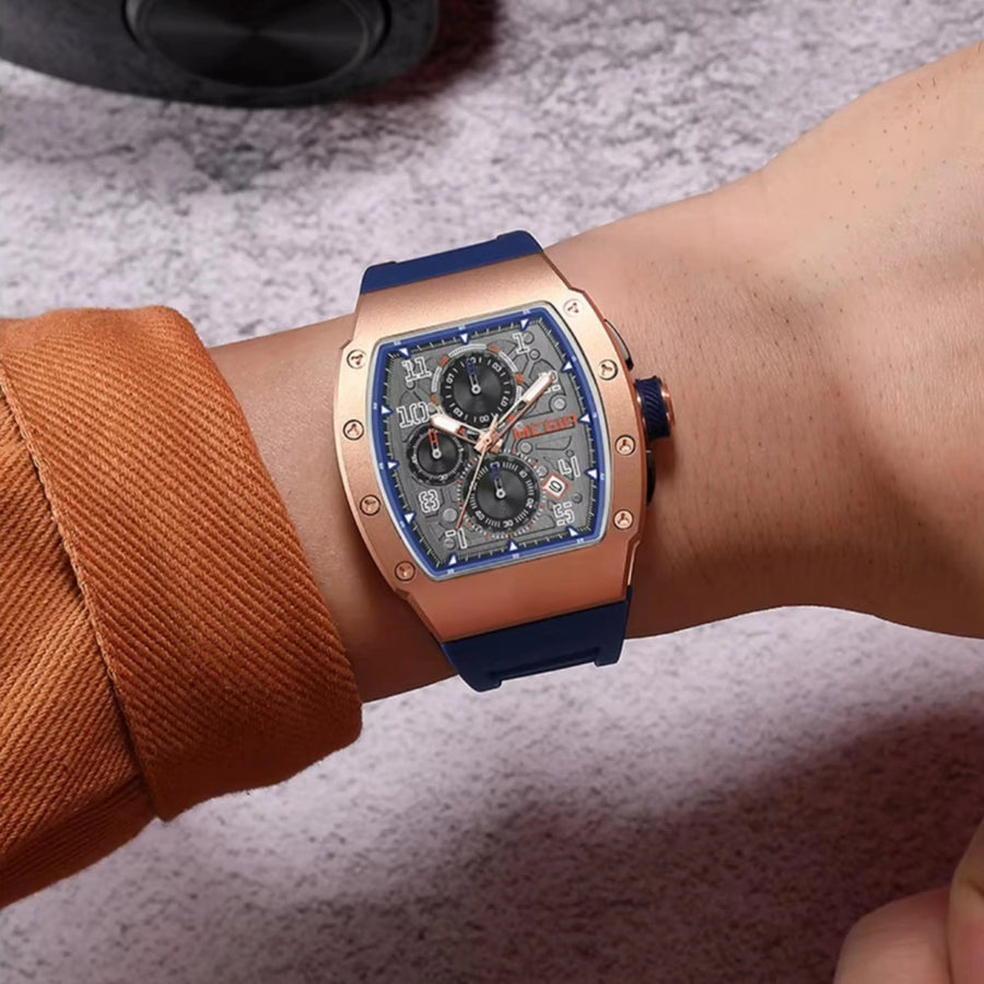 Noble® Geneva Imperial Sovereign Marquis — Sapphire Deep Blue Automatic Watch Premier Edition quality