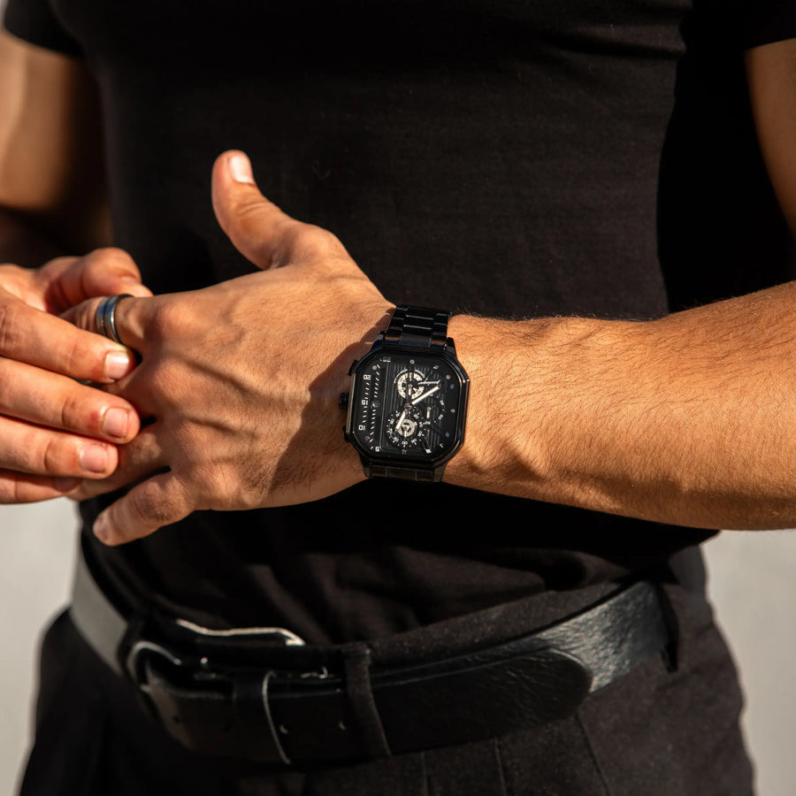 Noble® Sovereign — Midnight Opaline Sapphire Crimson Automatic Watch Premier Edition craftsmanship