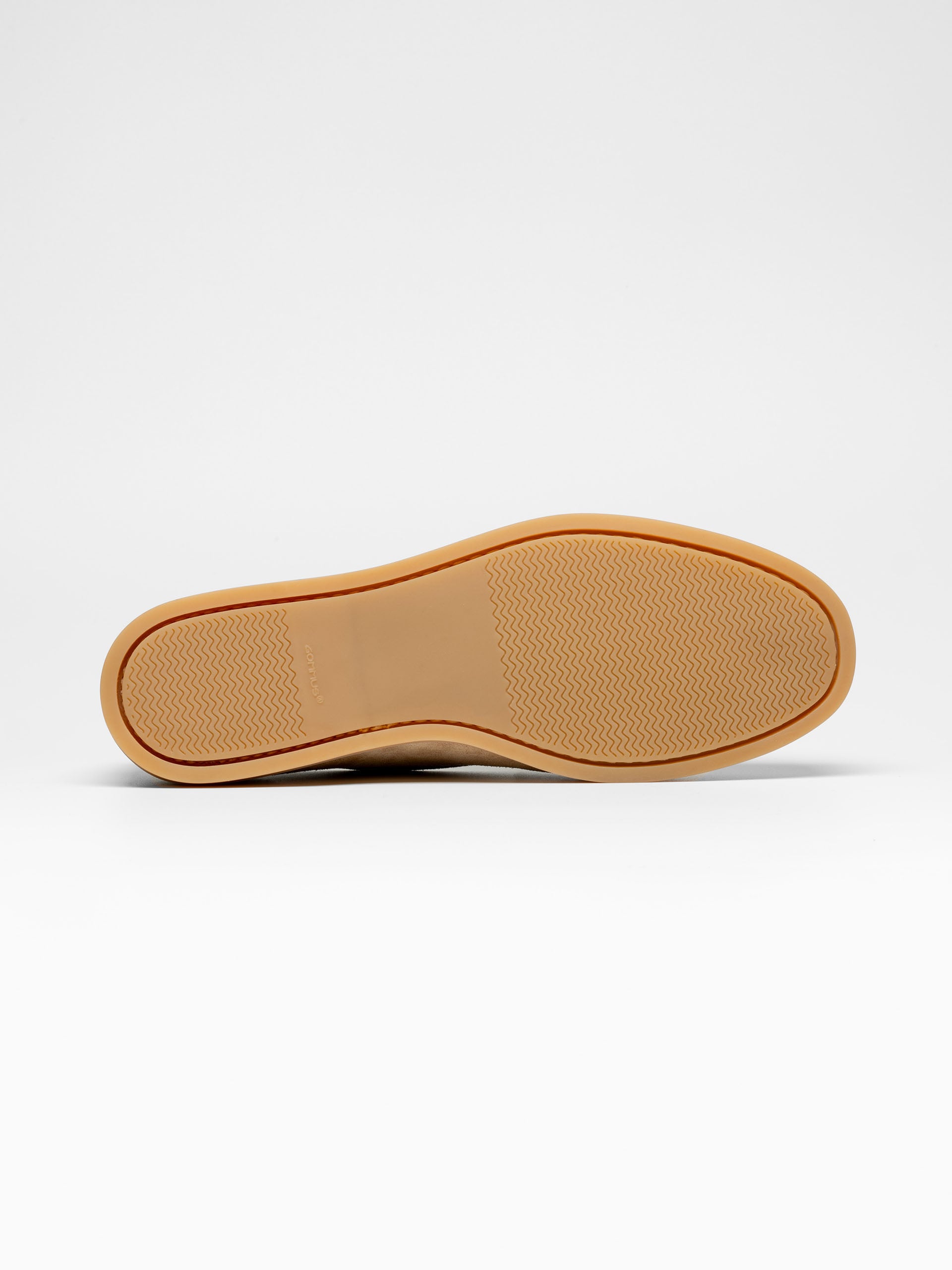 Noble Meridian Venetian Loafer - Sandfarbenes Veloursleder