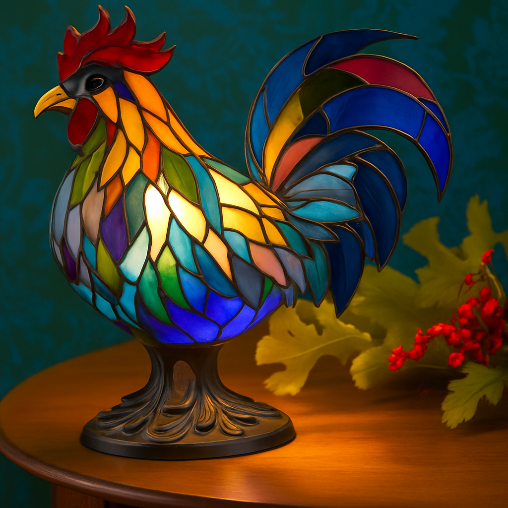 Ollie Vibrant Rooster by Ellie Seattle