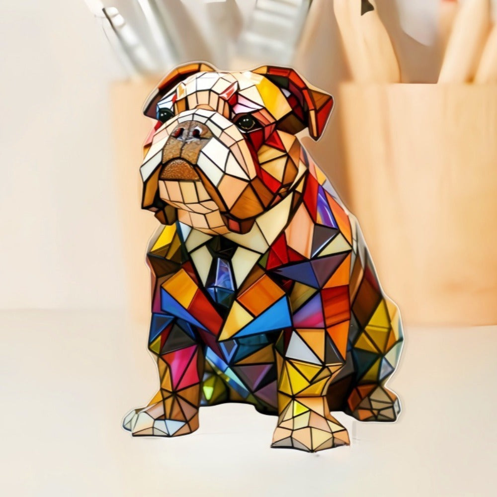 Elegant Bulldog Charm by Ellie Seattle