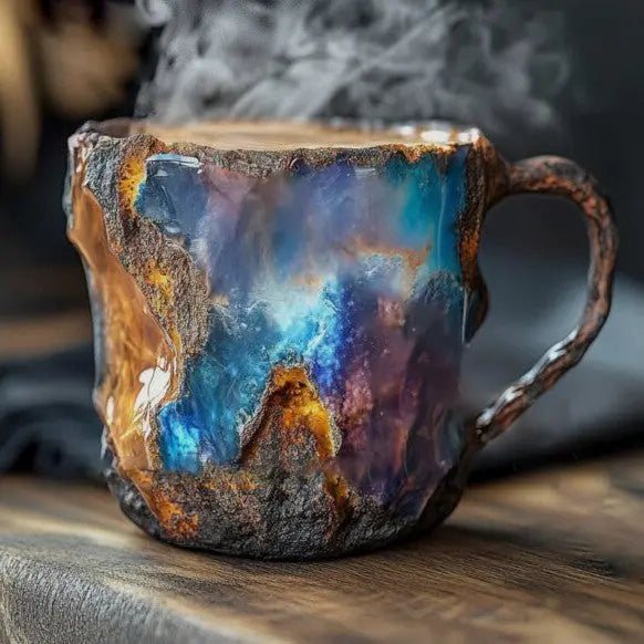 Crystal-Infused Mineral Coffee Mugs by Ellie Seattle