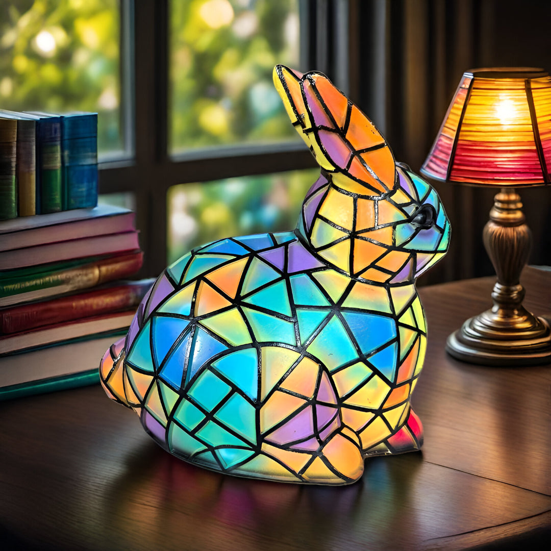 Tibbe Vibrant Rabbit by Ellie Seattle