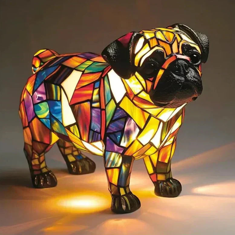 Glowing Pug by Ellie Seattle