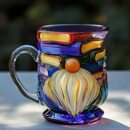 Artisan Dwarf Mug for 3D Book Lovers by Ellie Seattle