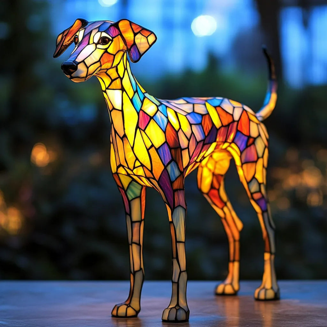 Whippet-Inspired Stained by Ellie Seattle