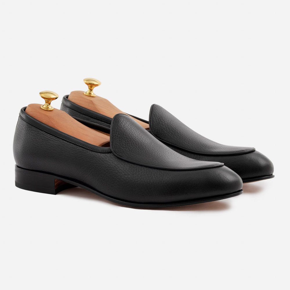 Noble Meridian Vincent Belgian Loafer – Premium-Leder mit Körnung