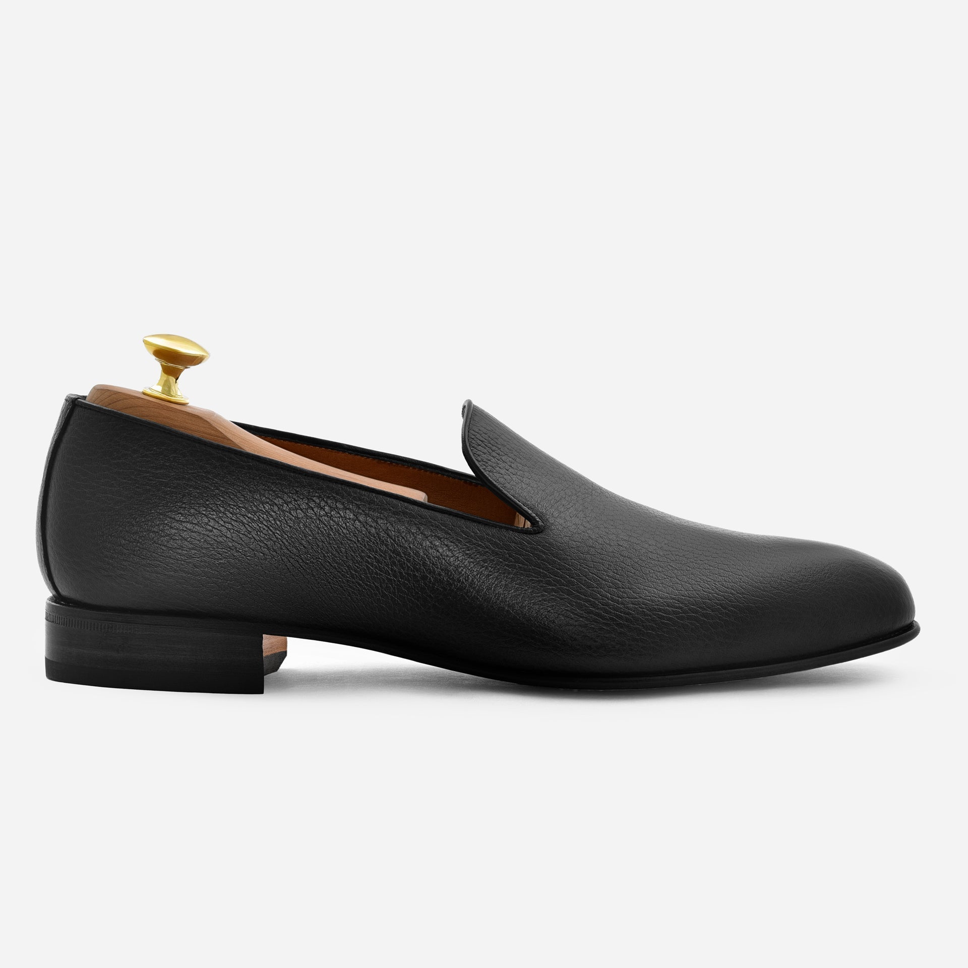 Noble Meridian Langford Pebbled Leather Wholecut Loafers