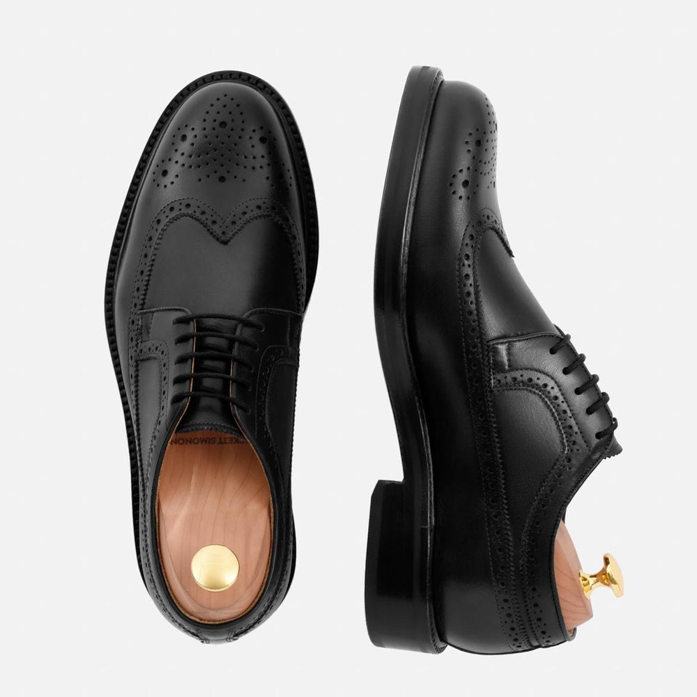 Noble Meridian Royce Longwings — Full-grain calfskin