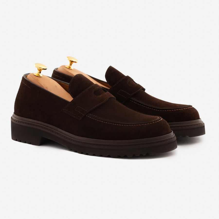 Noble Meridian Fuentes Water-Repellent Suede Loafers