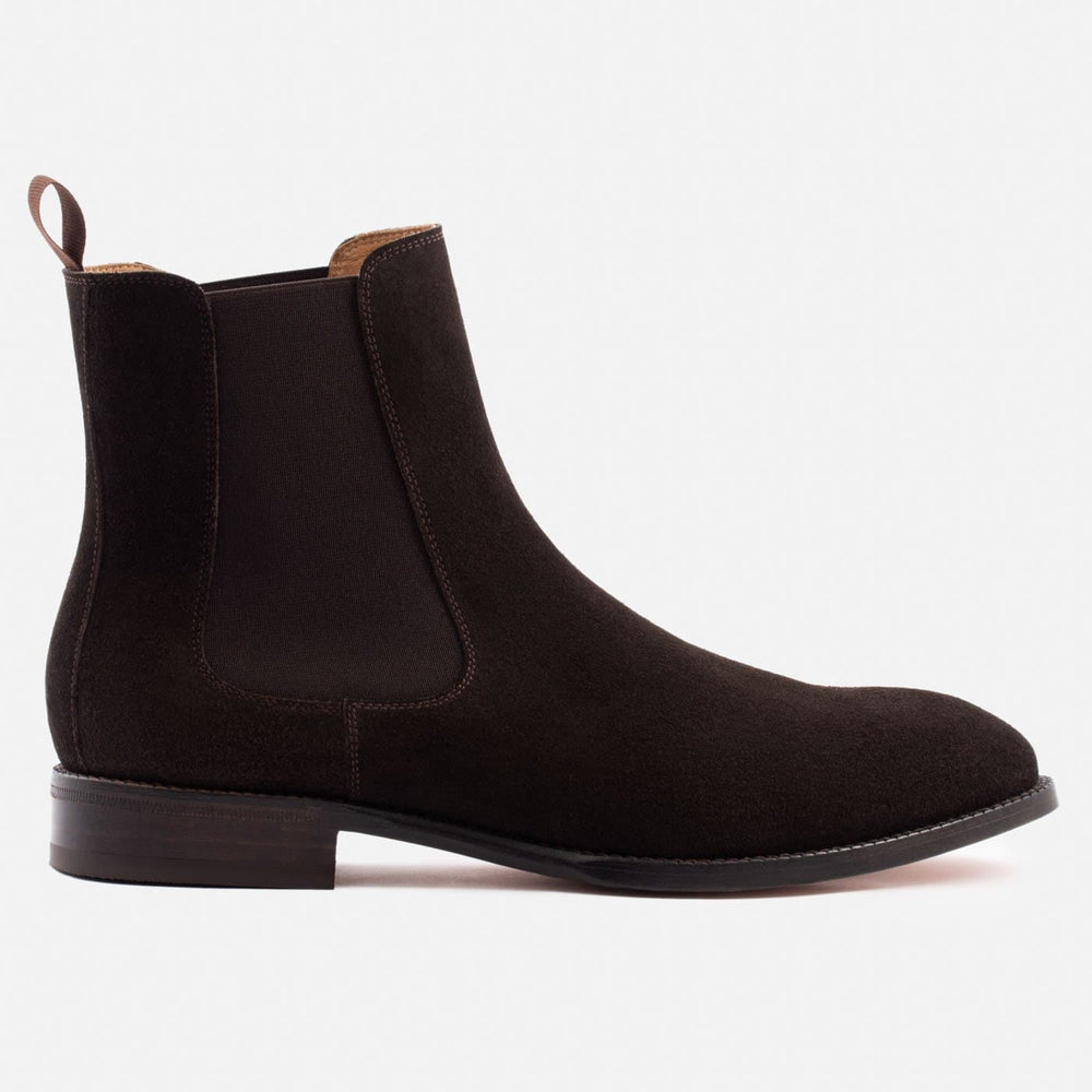 Noble Meridian Bolton Suede Chelsea Boots — Ankle-height shape
