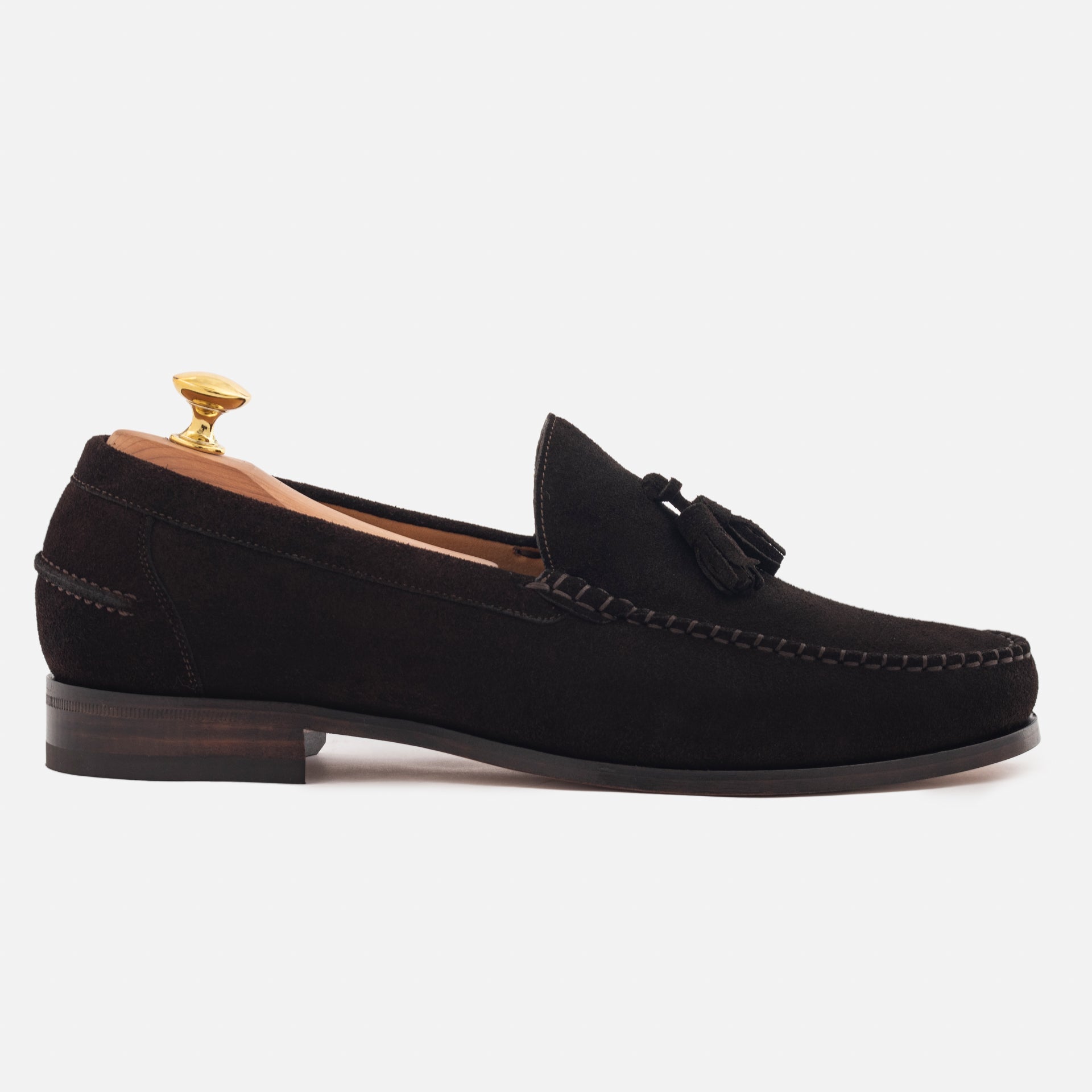 Noble Meridian Lewis Water-Repellent Suede Tassel Loafers