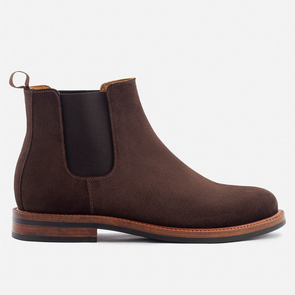 Noble Meridian Preston Suede Chelsea Boots — Ankle-height shape