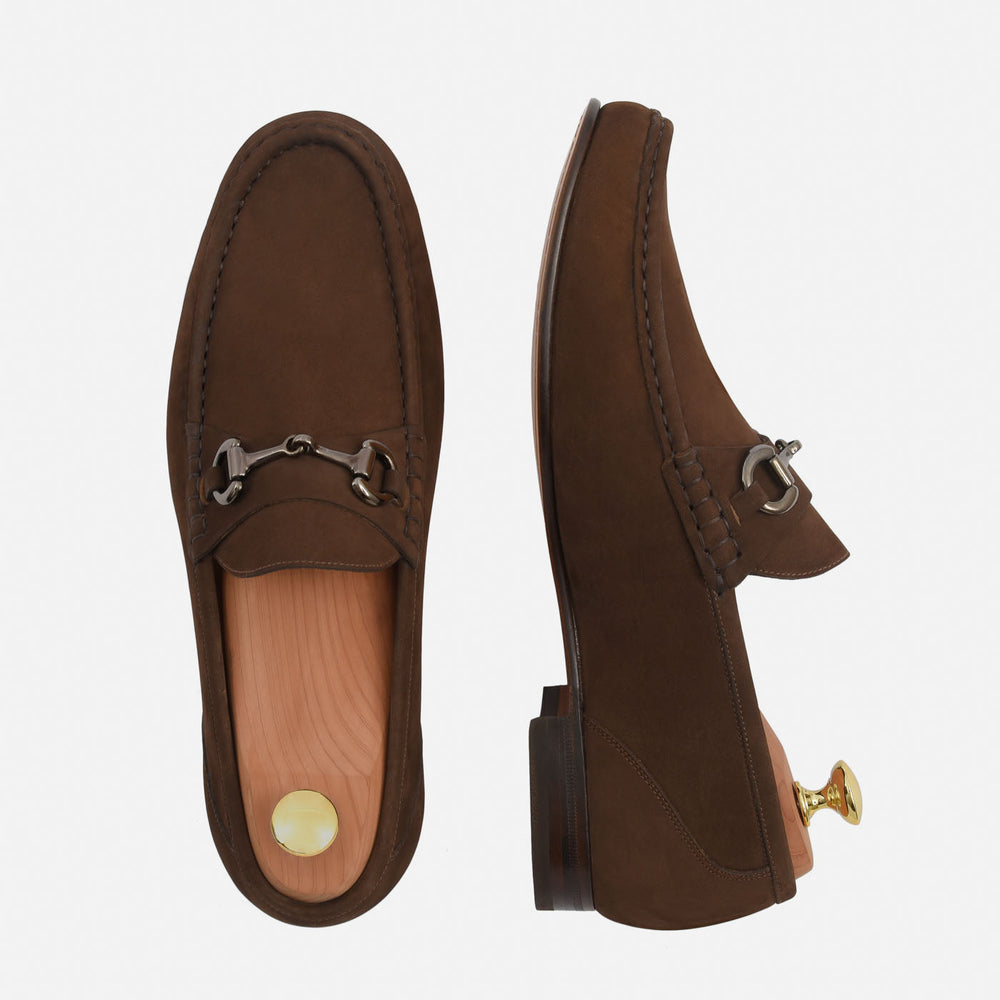 Noble Meridian Beaumont Nubukleder-Loafer — Slip-on-Profil