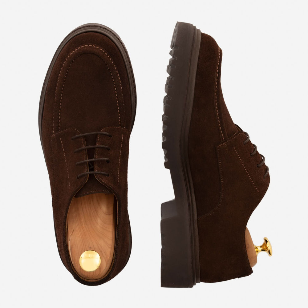 Noble Meridian Clement Derby - Water Repellent Suede — Water-repellent suede