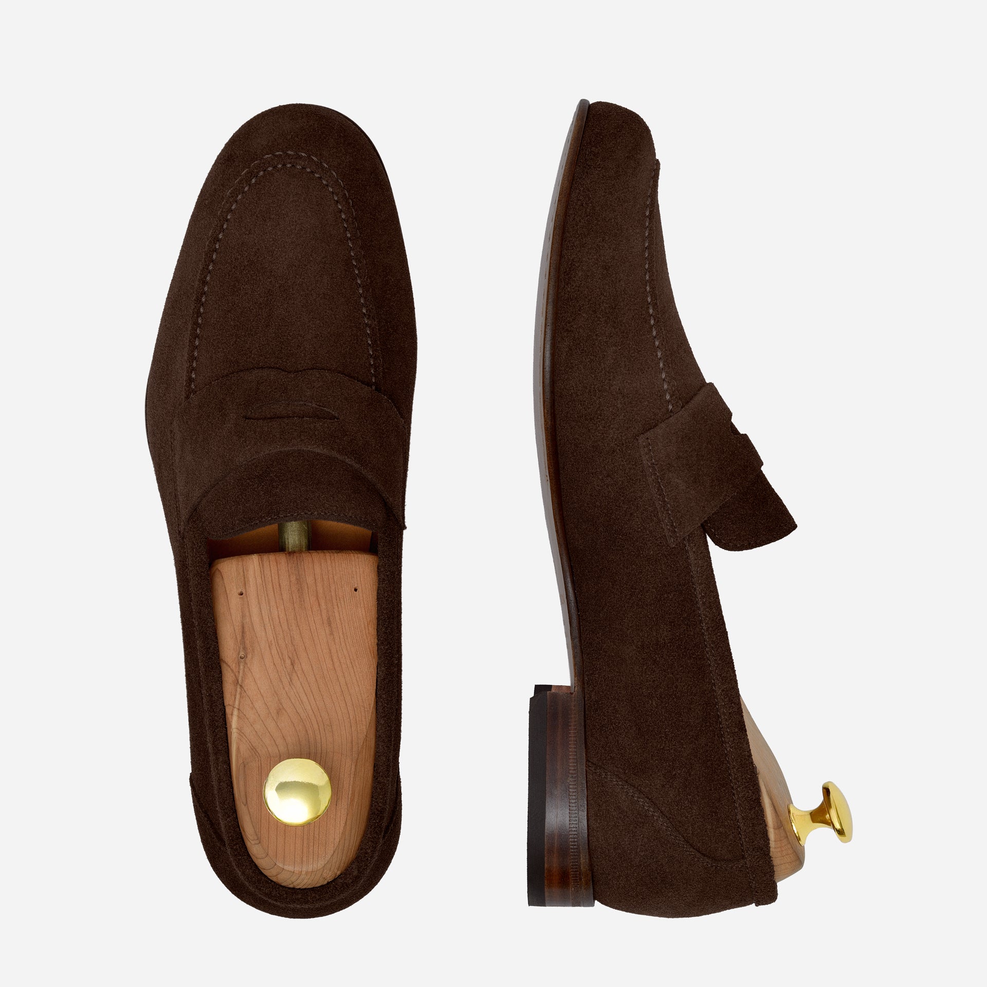 Noble Meridian Holden Water-Repellent Suede Unlined Loafers