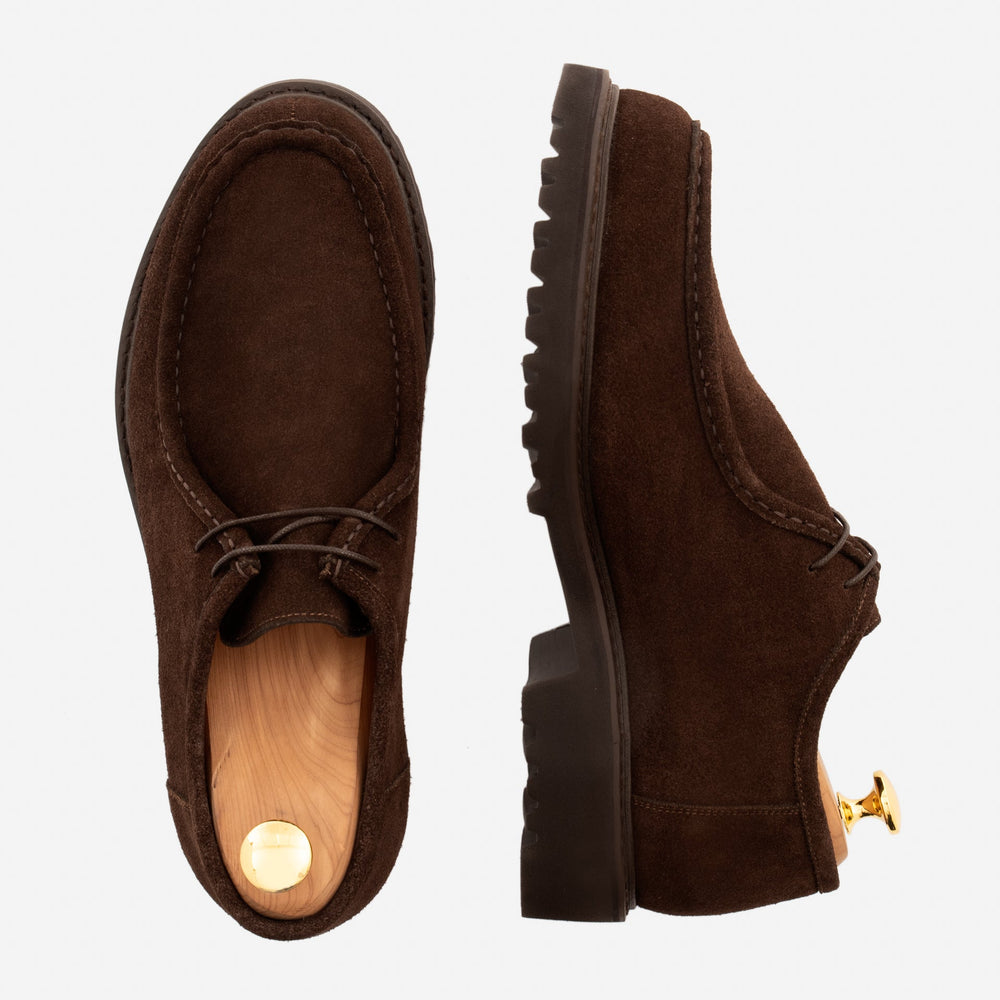 Noble Meridian Theo Derby Shoes - Water-Repellent Suede — Water-repellent suede