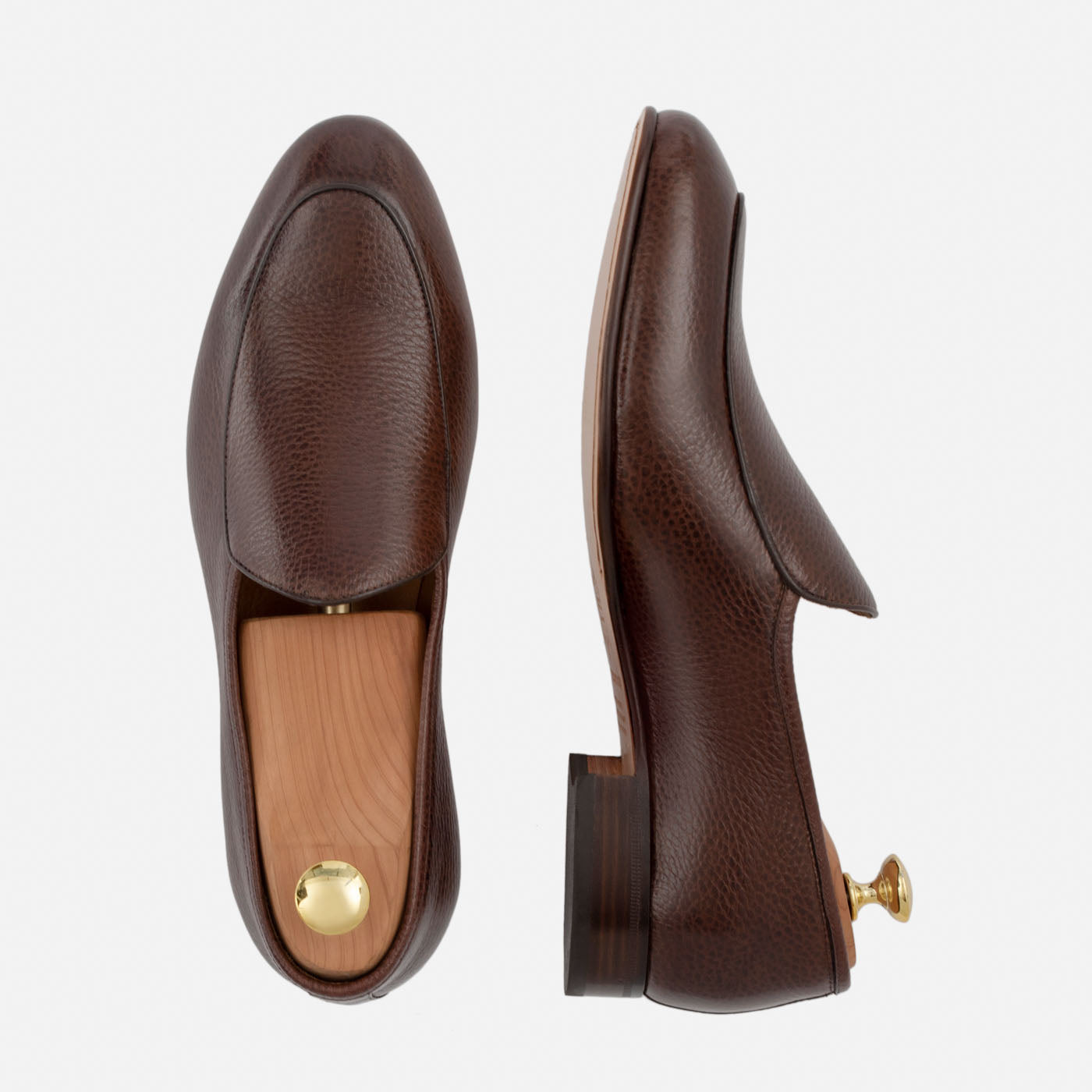 Noble Meridian Vincent Belgische Loafer – Premium-Nubukleder
