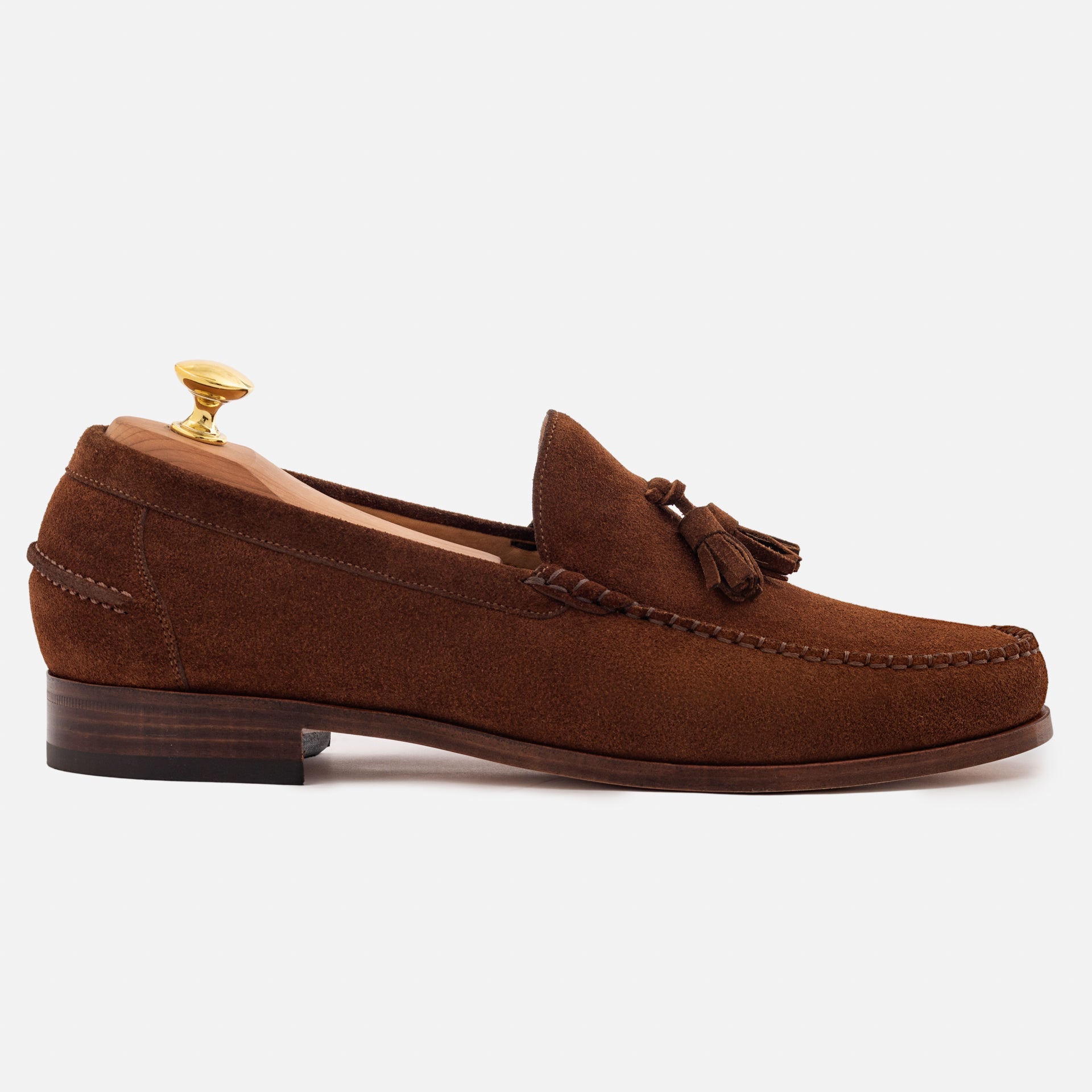 Noble Meridian Lewis Water-Repellent Suede Tassel Loafers