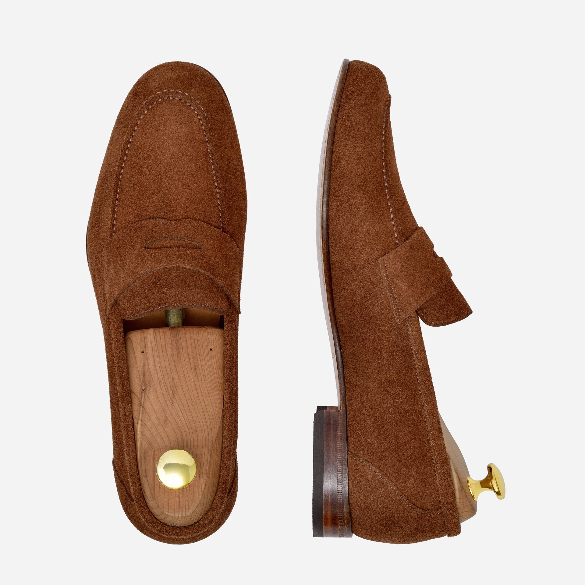 Noble Meridian Holden Water-Repellent Suede Unlined Loafers