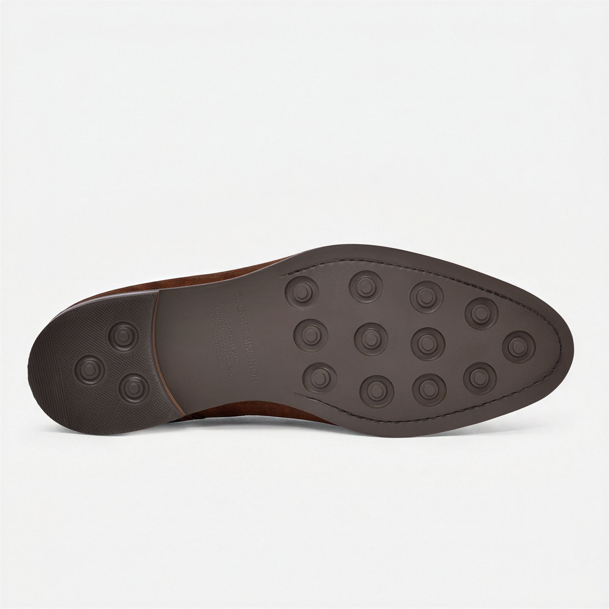 Noble Meridian Archie Belted Loafers – Water-Repellent Suede