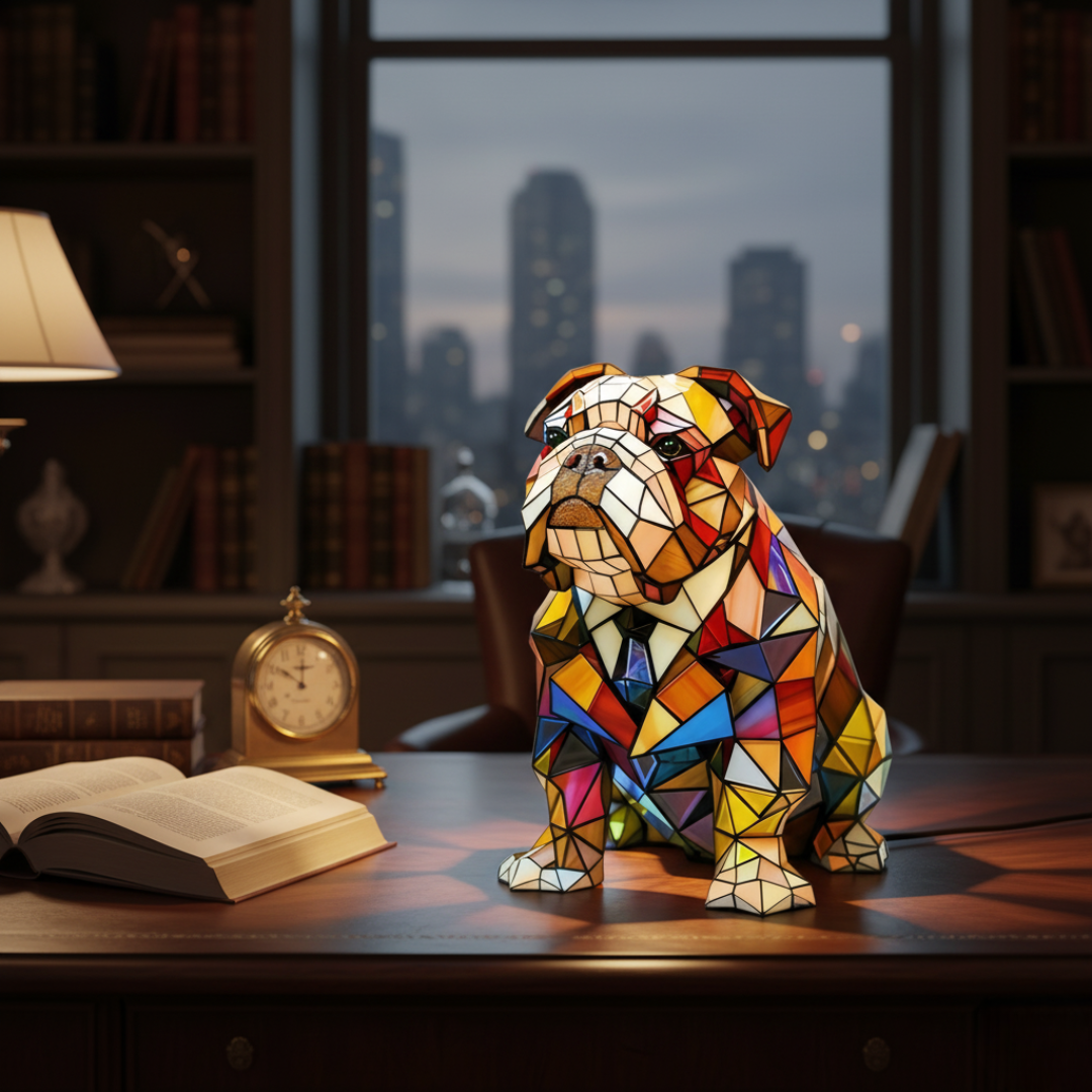 Elegant Bulldog Charm by Ellie Seattle