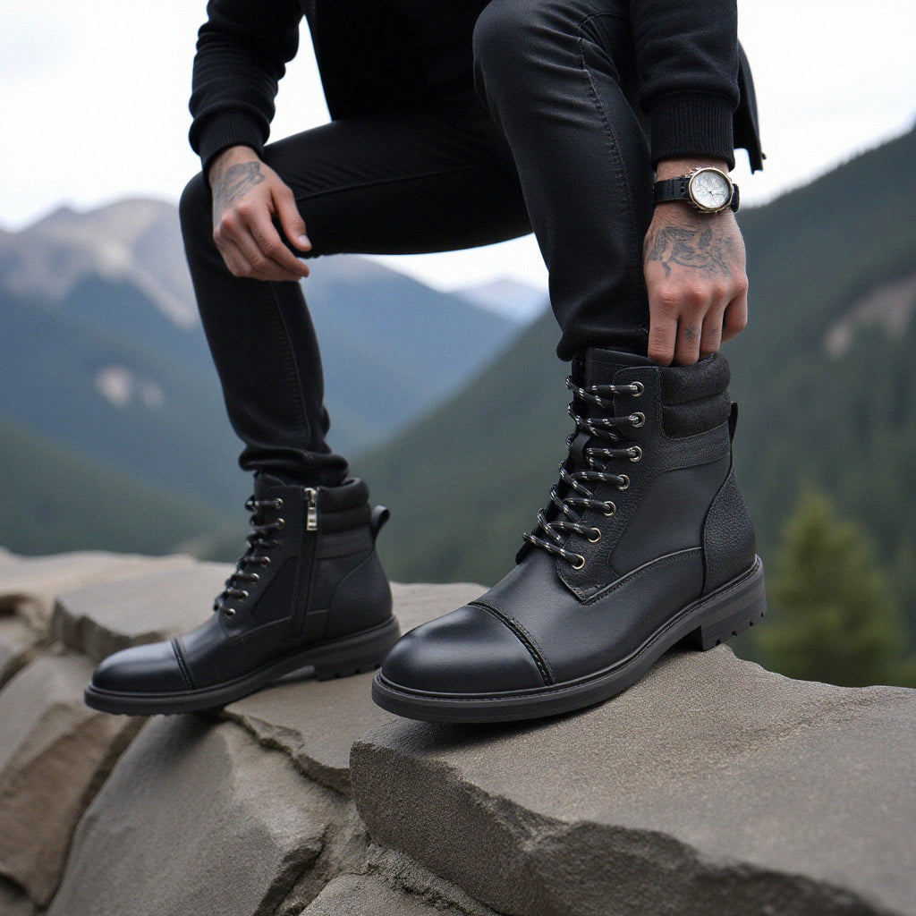 Noble Meridian Paladin Leather Boots