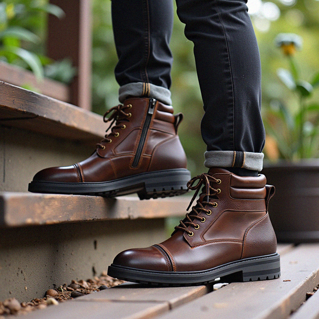 Noble Meridian Paladin Leather Boots